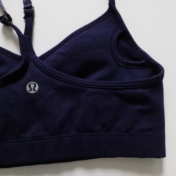 Lululemon Ebb & Flow Bra in Deep Indigo Blue Size 6 - Picture 8 of 10